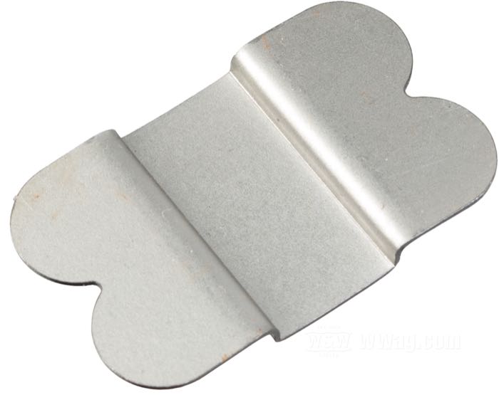 Halter »Butterfly« von The Cyclery; für Schutzblechstreben; passend für alle Modelle 1934-1939; Stahlblech, blank; Bruttogewicht: 11 g