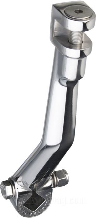 Leva avviamento »offset« di BAKER Drivetrain; acciaio inox, lucidato; lunghezza: 200 mm; disassamento: 45 mm; con viti inox; U.S.A.; peso lordo: 826 g