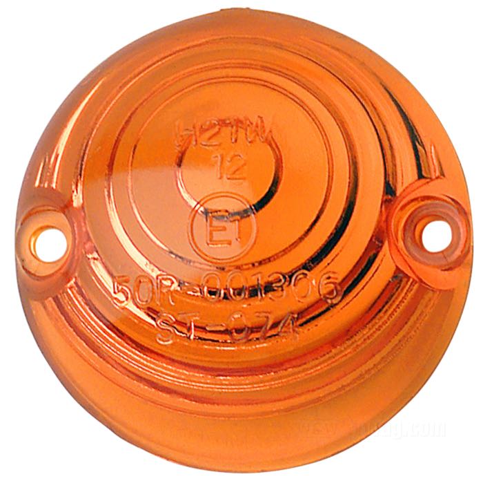 Blinkerglas; für British style halogen; Acrylglas, orange; Bruttogewicht: 10 g