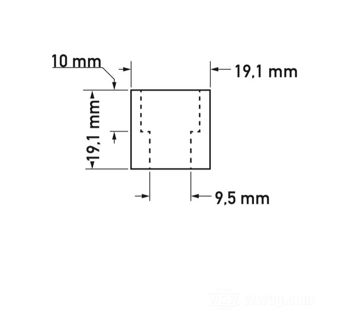Recessed bung by Lowbrow Customs; for 3/8” socket head screw; steel; length: 3/4”; outer Ø: 3/4 ”; inner Ø: 3/8 ”; USA; gross weight: 25 g