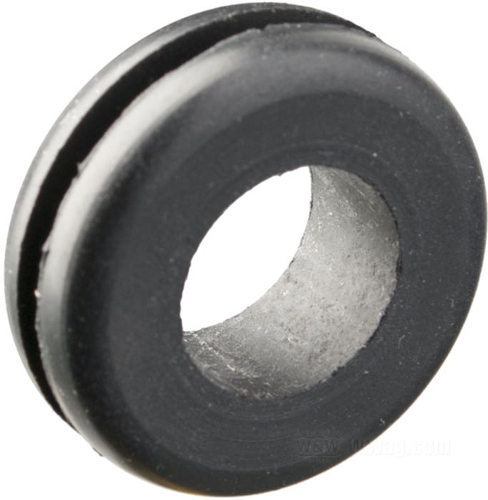 Manguito de goma; para soporte depósito gasolina Sportster 1993-2003, alforjas FLSTC 1993-1999; goma; Ø externo: 25 mm; Ø int.: 12.7 mm; reemplaza OEM HD 11473; peso bruto: 4 g