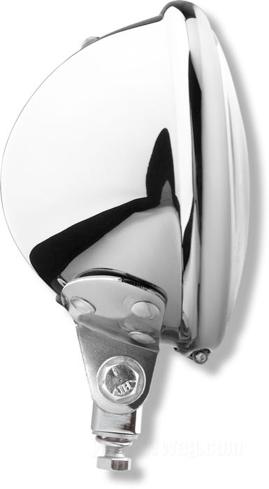 Óptica de faro »Prism H4 + Parking«; aluminio fundido / cristal, claro; Ø 5-3/4”; tipo de bombilla: H4 / W5W; 6 o 12 V; casquillo: P43t / W2.1x9.5d; sin bombilla; con función de luz de posición; reemplaza OEM HD 67696-81A, 67698-81B y 67757-92; homologado E9; peso bruto: 420 g