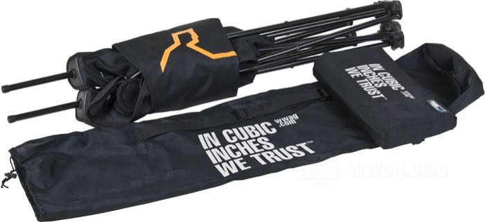 Silla plegable »In Cubic Inches We Trust« de W&W Cycles; max. capacidad sustentadora 136 kg; acero / poliéster; A x A x F: 82 x 101 x 69 cm; peso neto: 4.34 kg; con bolsa para llevar; China; peso bruto: 3.84 kg