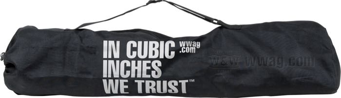 Silla plegable »In Cubic Inches We Trust« de W&W Cycles; max. capacidad sustentadora 136 kg; acero / poliéster; A x A x F: 82 x 101 x 69 cm; peso neto: 4.34 kg; con bolsa para llevar; China; peso bruto: 3.84 kg