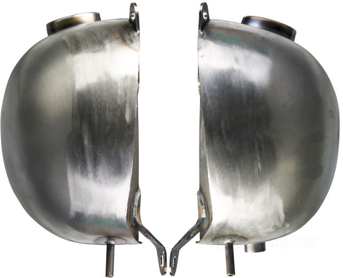 Gas tank »WR Style« by Cannonball; fits Big Twin Sidevalves 1937-1948 with footshift (no mounts for shift gate and lever); steel; volume: 10 l; required gas cap: cam-style 1955-1982; required petcock: 3/8” NPT; Europe; gross weight: 5.42 kg
