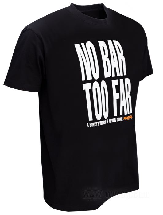 Camisetas W&W Classic - NO BAR TOO FAR