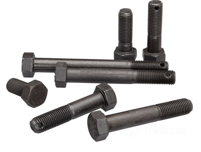 Tornillo »1035 CP«; acero, parkerizado; hexagonal; rosca: 3/8”-24; largo: 3/4 ” (19 mm); llave: 9/16 ”; reemplaza OEM HD 074 y 4289; peso bruto: 35 g