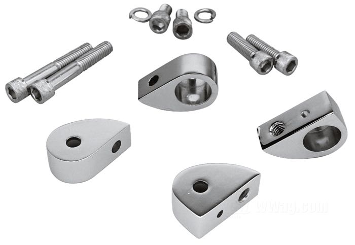 Kit di montaggio; per Bullet Light; metallo, cromato; peso lordo: 520 g