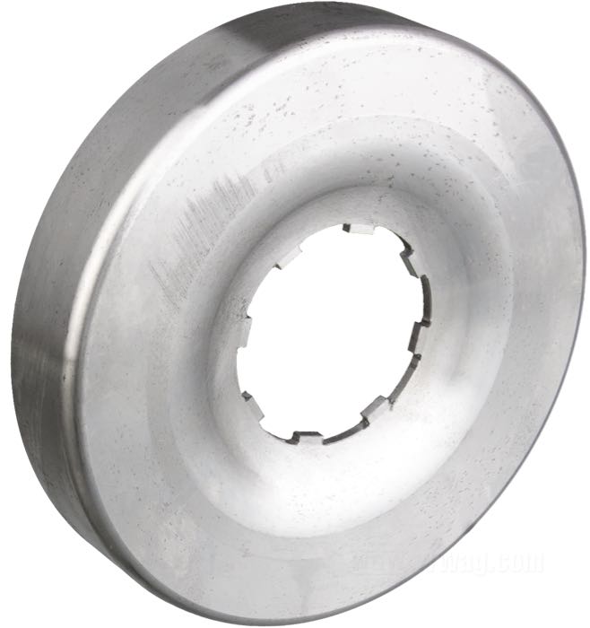 Brake drum; fits 3-speed models 1915-early 1919; steel; width: 36.7 mm; ID x OD: 182 x 190 mm, 4 mm thick; replaces OEM HD DG356CZ; Europe; gross weight: 1.37 kg