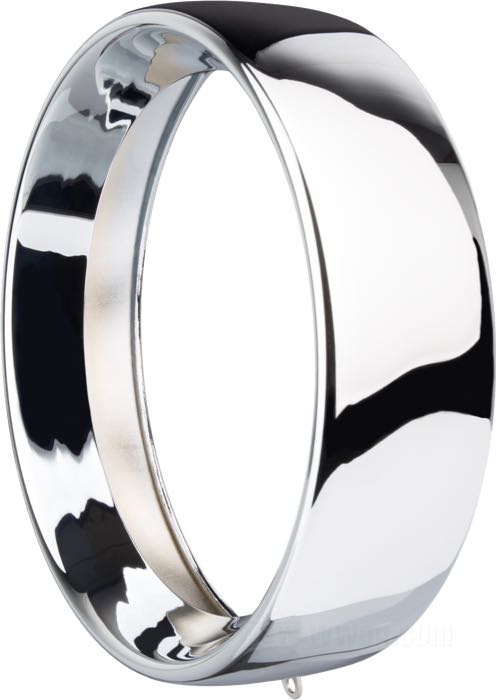 Trim ring; for Headlight; fits FLSTC, FLSTF, FLSTN 1994→; sheet steel, chrome-plated; replaces OEM HD 69626-99; Taiwan; gross weight: 500 g