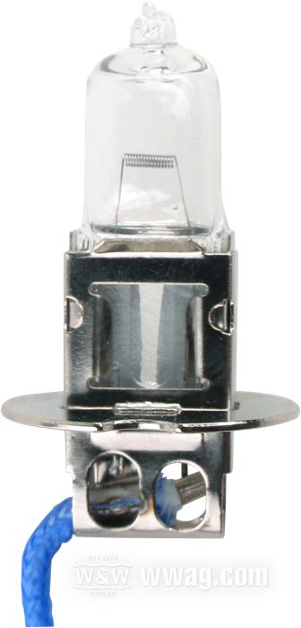Bulb by Jahn; glass / steel; bulb type: H3; 12 V; 35 W; socket: PK22s; replaces OEM HD 68851-98; gross weight: 10 g