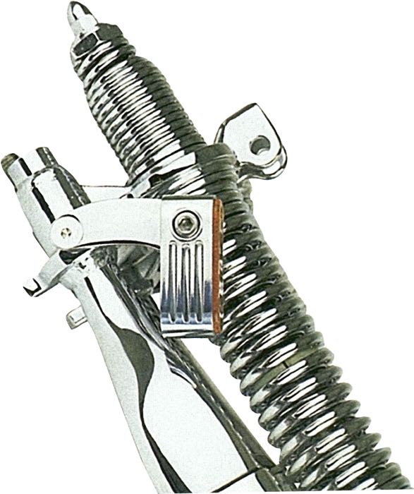 Kit spostamento frecce; atto per Springer Softail 1988→; acciaio, cromato; peso lordo: 240 g