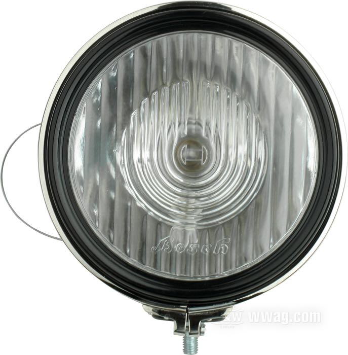 Faro completo »Tipo Bosch TS 150 scatola di aringhe« di The Cyclery; acciaio, nero; profondità: 145 mm; Ø 187 mm; per parabola (Ø): 170 mm; tipo di lampadina: S2 / T4W; 6 V; 25/25 W + 4 W; basetta: BA20d / BA9s; con lampadina 6 V; con inserto faro; con dispositivo luce di posizione; Europa; peso lordo: 1.95 kg