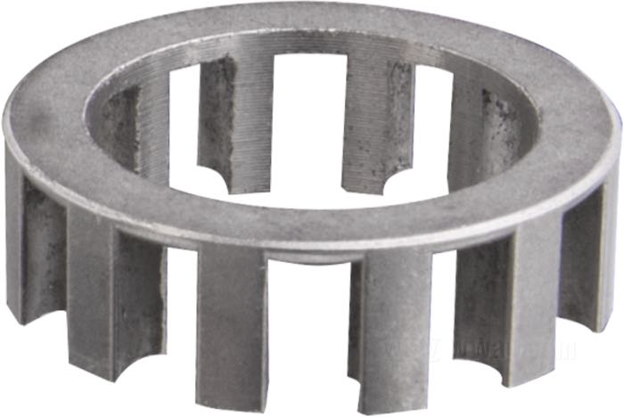Gabbia cuscinetto di The Cyclery; atto per perno di biella di Twins 1915-1936 e albero di trasmissione di modelli IOE 1917-1929; senza rulli cuscinetto; acciaio; classe di tolleranza: ABEC 1; rimpiazza OEM HD 301-15; U.S.A.; peso lordo: 22 g