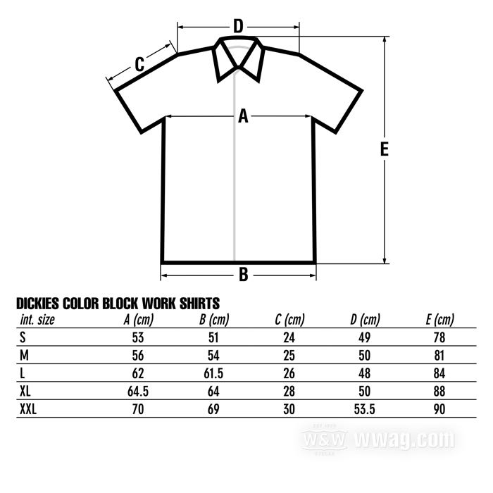 Hemd »Color Block« von Dickies; Polyester / Baumwolle, schwarz / anthrazit, normaler Schnitt; Größe: XXL; Bruttogewicht: 270 g