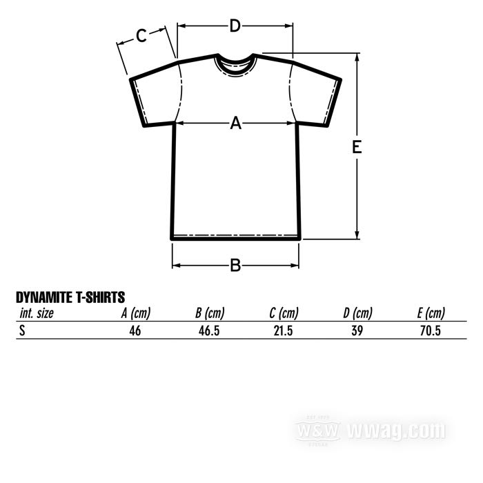 T-shirt by DynaMite; organic cotton 180 g/m², black; size: S; unisex; short sleeve; gross weight: 180 g