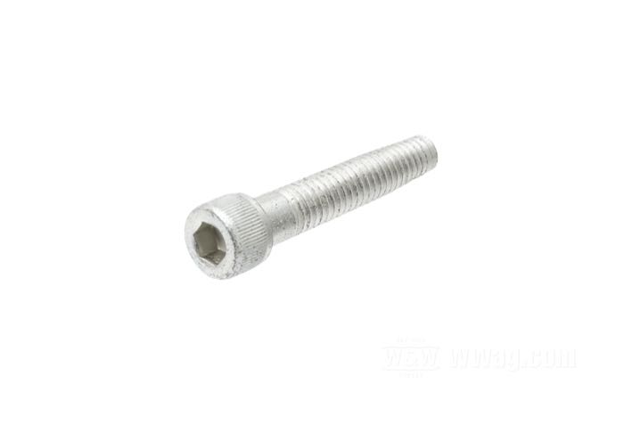 Tornillo; acero, cincado; con hexágono interior; rosca: 1/4”-24; largo: 1-1/4 ” (32 mm); llave: 3/16 ”; peso bruto: 10 g