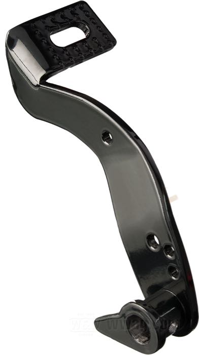 Bremspedal; passend für W 1939-1952, Servi-Car 1939-1973; Stahl, schwarz, kunststoffbeschichtet; ersetzt OEM HD 42401-39; Taiwan; Bruttogewicht: 510 g