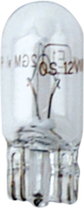 Lampadina di Jahn; vetro / acciaio; tipo di lampadina: W3W; 12 V; 3 W; basetta: W2.1x9.5d; rimpiazza OEM HD 53439-79; Cina; peso lordo: 1 g
