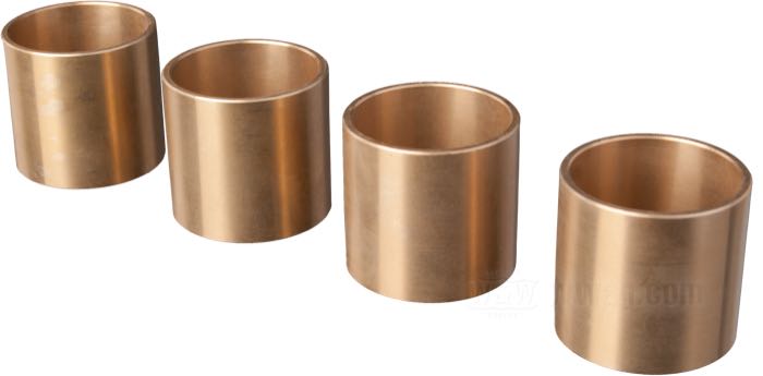 Bushing; for Fork tubes / Fork slider; fits K-Model 1952-1956, Sportster 1957-1972, FX Super Glide 1971-1972; top and lower; red bronze; length: 34.9 mm; ID x OD: 33.2 x 37.4 mm; replaces OEM HD 45818-52; NOTE: Require to be finish honed for the respective fork tubes.; gross weight: 322 g
