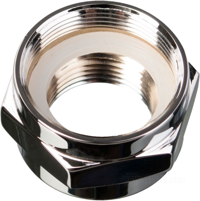Raccordo di Pingel; 22 mm → 3/8” NPT; ottone, cromato; U.S.A.; peso lordo: 50 g