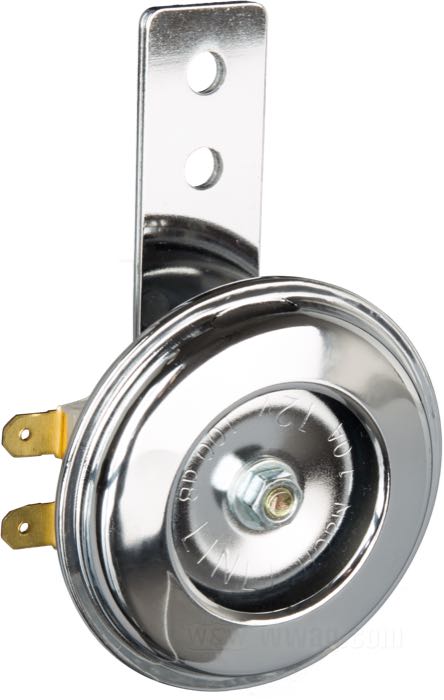 Hupe »Mini«; 100 dB; Stahl, verchromt; Ø 66 mm; 12 V; Bruttogewicht: 150 g
