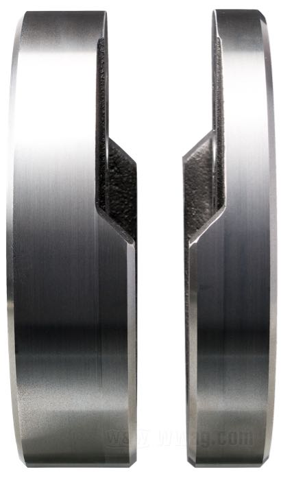 Volantes de cigüeñal de Truett & Osborn; apropiado para Panhead y Shovelhead 1956-1969; 74