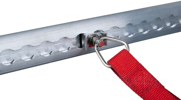 Riel de anclaje »Airline« de allsafe Jungfalk; aluminio; largo: 199.7 cm; peso bruto: 1.36 kg