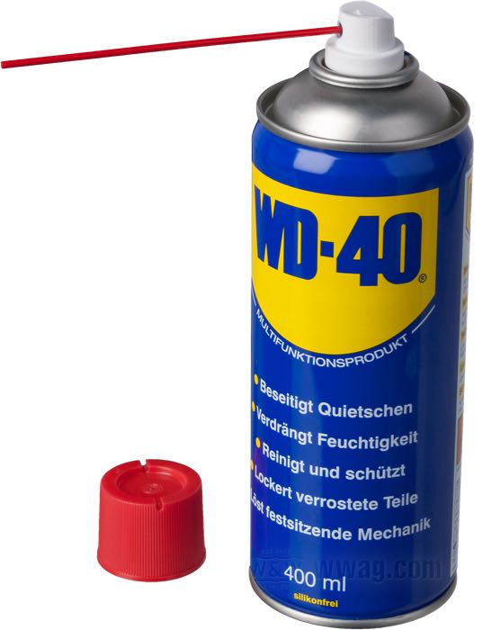 Lubrifiant universel de WD-40; Boîte de spray; 400 ml; poids brut: 440 g