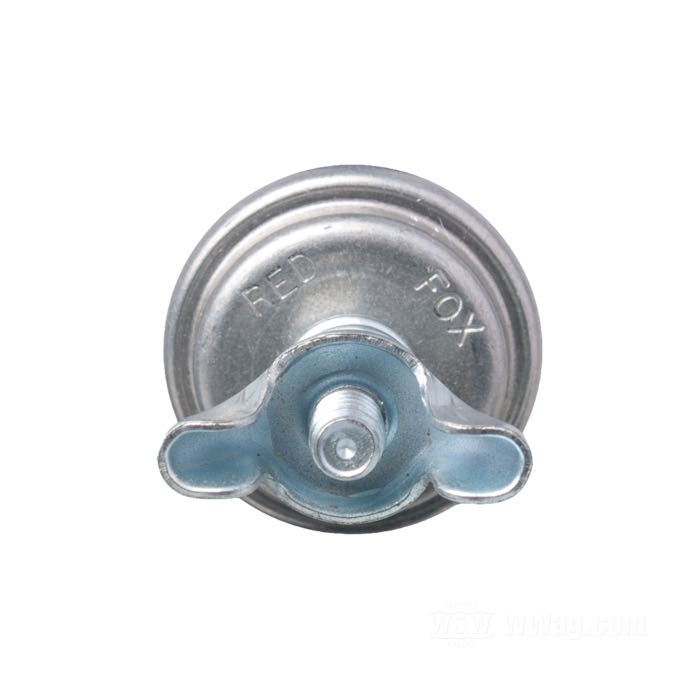 Reflector »Glo-Brite« by Red Fox; glass / steel / aluminum, green; length: 19 mm; Ø 25 mm; thread: #10-24; with wing nut and spring; USA; gross weight: 17 g