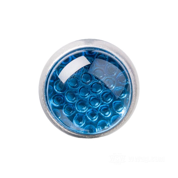 Reflector »Glo-Brite« by Red Fox; glass / steel / aluminum, light blue; length: 19 mm; Ø 25 mm; thread: #10-24; with wing nut and spring; USA; gross weight: 17 g