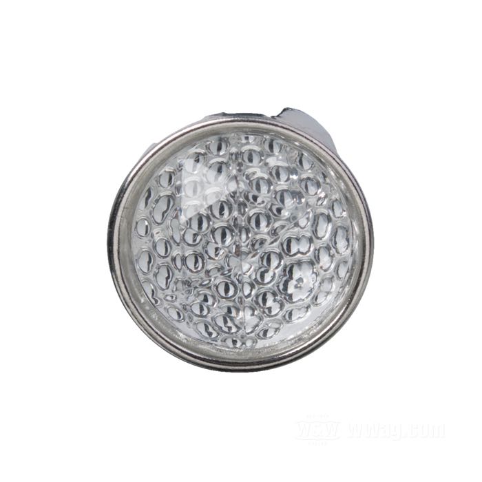 Captafaro »Prisma« de Red Fox; con lengüetas para doblar; aluminio / cristal, claro; Ø 24.5 mm; EE. UU.; peso bruto: 9 g