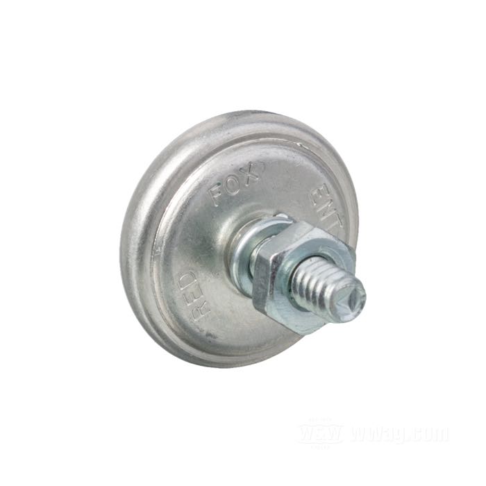 Catadioptre »Prism Cut« de Red Fox; verre / acier / aluminium, ambre; longueur: 17 mm; Ø 25 mm; filetage: #10-24; avec écrous héxagonal et papillon; USA; poids brut: 12 g