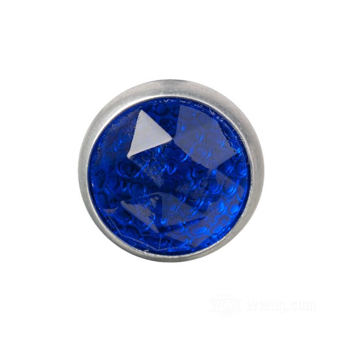 Reflector »Prism Cut« by Red Fox; glass / steel / aluminum, blue; length: 17 mm; Ø 25 mm; thread: #10-24; with hex and wing nut; with wing nut; USA; gross weight: 12 g