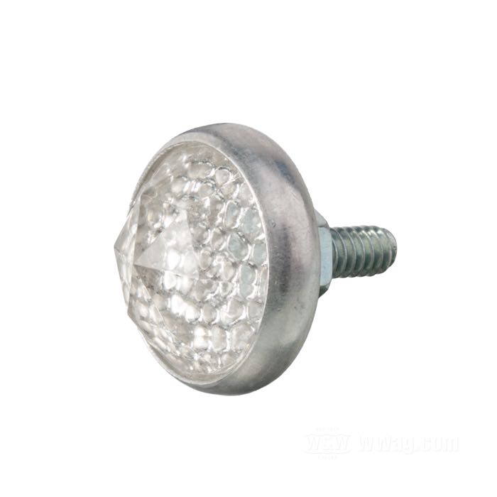 Reflector »Prism Cut« by Red Fox; glass / steel / aluminum, clear; length: 17 mm; Ø 25 mm; thread: #10-24; with hex and wing nut; USA; gross weight: 12 g