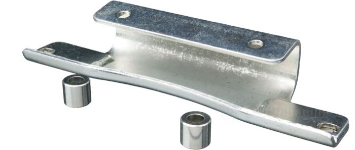 Support »Standard«; pour bac à huile Horseshoe; adaptable à FL 1958-1964; acier, zingué; remplace OEM HD 62584-58; poids brut: 500 g