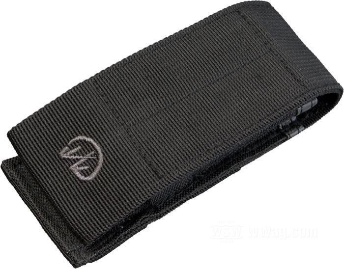 Pinza multiuso »Rebar« di Leatherman; acciaio inox, brunito; peso netto: 190 g; lunghezza chiuso: 100 mm; lunghezza lama: 70 mm; acciaio lama: 420 HC; con fodero di sicurezza da cintura in tessuto nylon; U.S.A.; peso lordo: 267 g