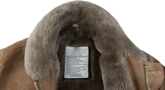 Chaqueta »N-1« de Dehen; canvas / zamarra, castaño claro; tamaño: M; EE. UU.; peso bruto: 2.24 kg