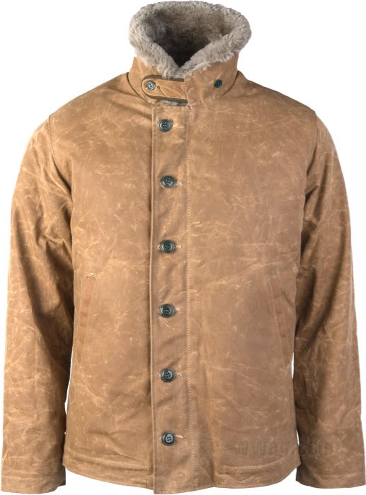 Chaqueta »N-1« de Dehen; canvas / zamarra, castaño claro; tamaño: M; EE. UU.; peso bruto: 2.24 kg
