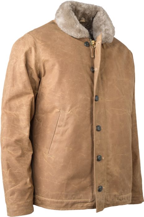 Chaqueta »N-1« de Dehen; canvas / zamarra, castaño claro; tamaño: M; EE. UU.; peso bruto: 2.24 kg