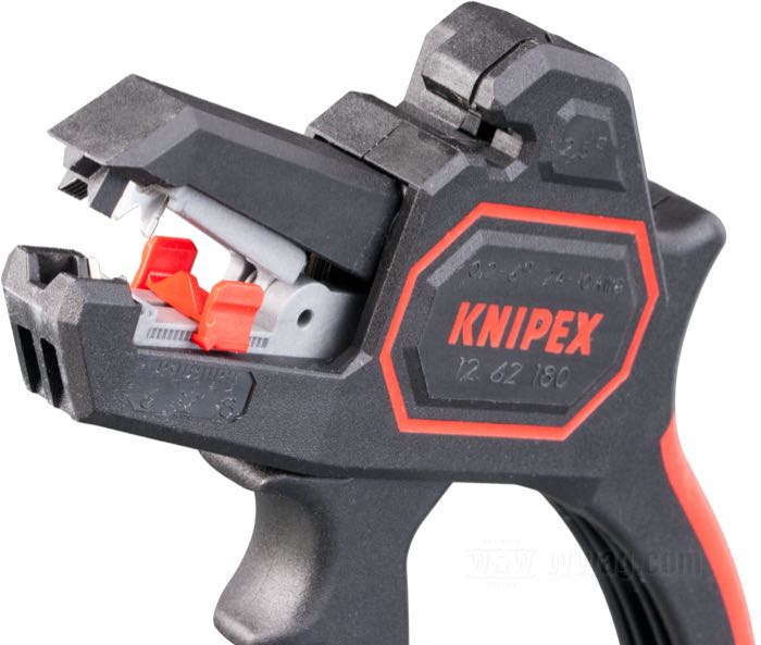 Insulation stripper by KNIPEX; for electric wires; GRP; length: 180 mm; net weight: 151 g; Germany; gross weight: 184 g