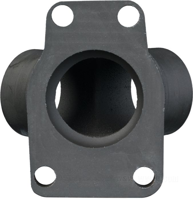 Collettore d'aspirazione »4 viti« di Cannonball; atto per modelli 45cui./750cc 1937-1973; ghisa, parkerizzato; per carburatori Linkert serie M di 4 bulloni; peso lordo: 328 g