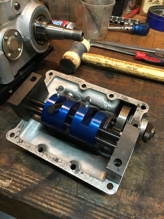 Calibro di Jims; per posizionamento delle forchette di cambio; atto per Big Twin 1939-early 1979; rimpiazza OEM HD 96384-39; U.S.A.; peso lordo: 820 g