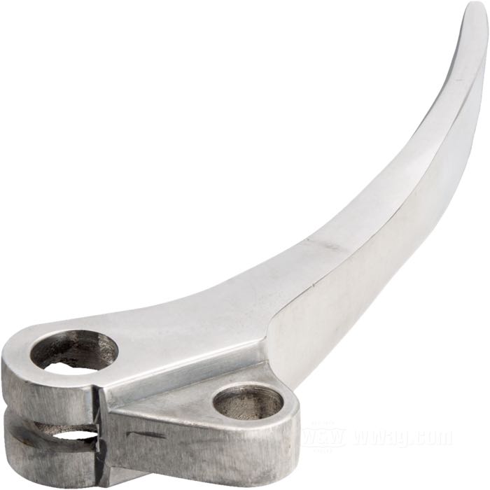 Brake & clutch levers; fits hand brake and clutch control 1941-1964; aluminum, polished; replaces OEM HD 45017-41; gross weight: 71 g