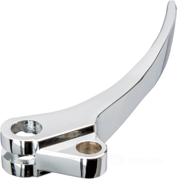 Brake & clutch levers; fits hand brake and clutch control 1941-1964; aluminum, chrome-plated; replaces OEM HD 45017-41; gross weight: 74 g