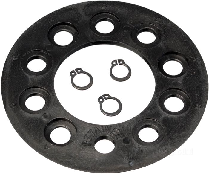 Guide; for Clutch shell; fits 4-speed Big Twins 1941–early 1984; plastic; gross weight: 30 g