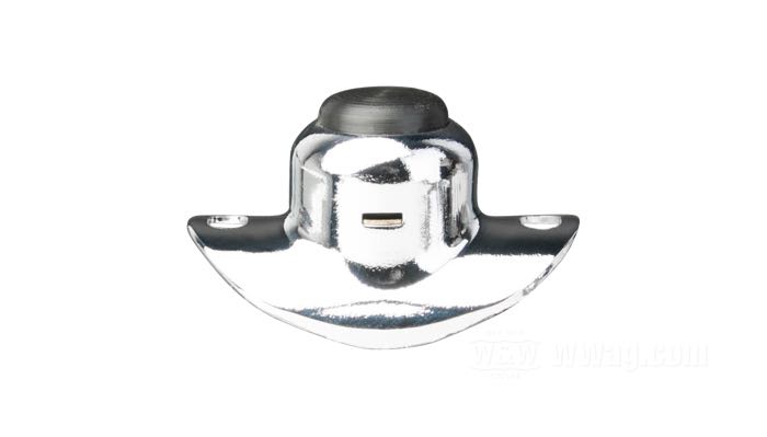 Pulsador; para Bocina / Motor de arranque; para manillares de 1”; apropiado para 1926-1952; acero / latón / plástico, cromado; alto: 14 mm; reemplaza OEM HD 4760-26 y 71800-26; peso bruto: 26 g