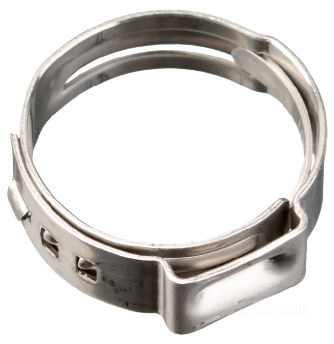 Collier de tube de Oetiker; acier inox; Ajustement Ø: 16.6-19.8 mm; poids brut: 4 g