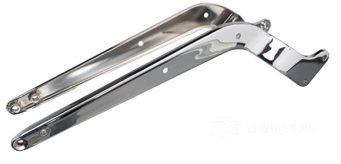 Sabres de garde-boue; adaptable à Heritage Softail, Fat Boy 1986-1999; acier, chromé; remplace OEM HD 59964-86 et 59969-86; poids brut: 2.6 kg