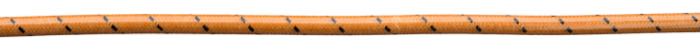 Ignition wire »Vintage« by Brillman; copper / PVC, orange; Ø 7 mm; tracer: black; copper core; USA; gross weight: 60 g